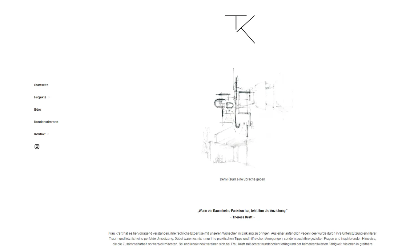 Website tres_architektur